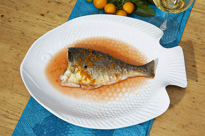 PESCADO ESCABECHADO CON NARANJA